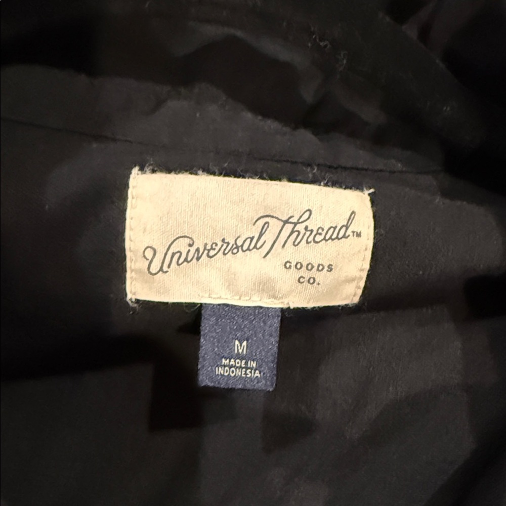 Universal Thread Black Button-Up Dress - image 4